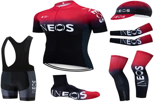 Maglia da ciclismo set 2020 Pro team uci Abbigliamento da ciclismo Ropa Ciclismo Maglia da bici estiva traspirante mtb scaldamuscoli bavaglino sho1480046