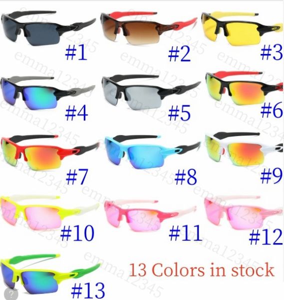 Großhandel Sport Sonnenbrille Halbrahmen Fabrik Marke Brillen Männer Fahrrad und Fahren Sonnenbrille 13 Farben