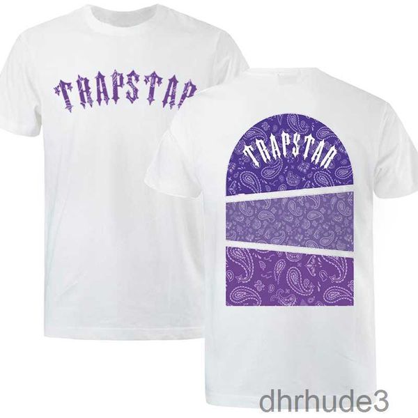 Nuova moda estiva Designer di marca Trapstar magliette manica corta girocollo streetwear bianco nero camicia hip hop maglietta da donna Inghilterra abbigliamento PTNG PTNG RAS6 HD1X