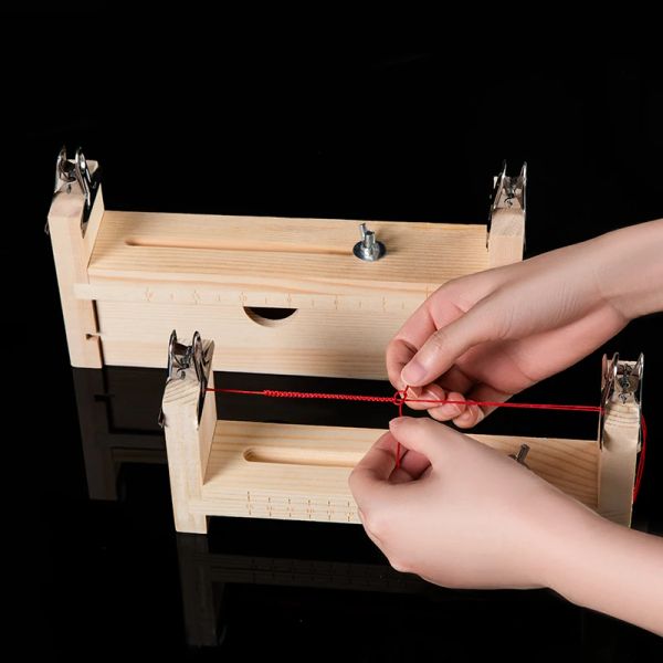 Equipamentos manual quadro fixo ferramentas de tricô ajustável para pulseira colar artesanal chinês nó fio corda para diy jóias fazendo