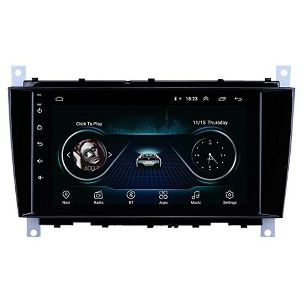 8-Zoll-Android 9.0-GPS-Navigationsautoradio für 2004–2011 Mercedes C55 W203 W209 W219 mit Bluetooth-WLAN-Unterstützung, Carplay DVR6426756