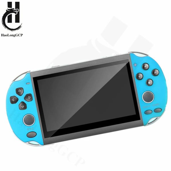 Giocatori Console di gioco portatile portatile dall'aspetto più bello Schermo a colori da 4,3 pollici 8 GB con supporto di 1000 giochi classici gratuiti Giochi da 8/16/32/128 bit