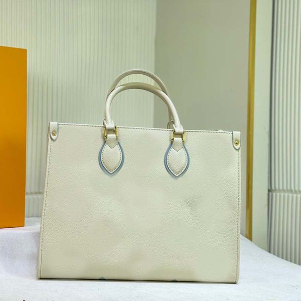 M46569 Borsa per mamma in pelle goffrata Borsa di design Borsa a tracolla di moda Borsa per computer di lusso Borsa per la spesa di grande capacità Dimensioni 34 * 14 * 26