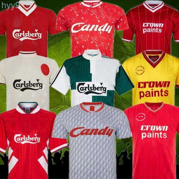 Homens Camisetas Dalglish Retro Futebol Jerseys Gerrard 2005 Smicer Alonso Camisas 93 Fowler Torres Maillot Kuyt Keane Suarez Fcbk