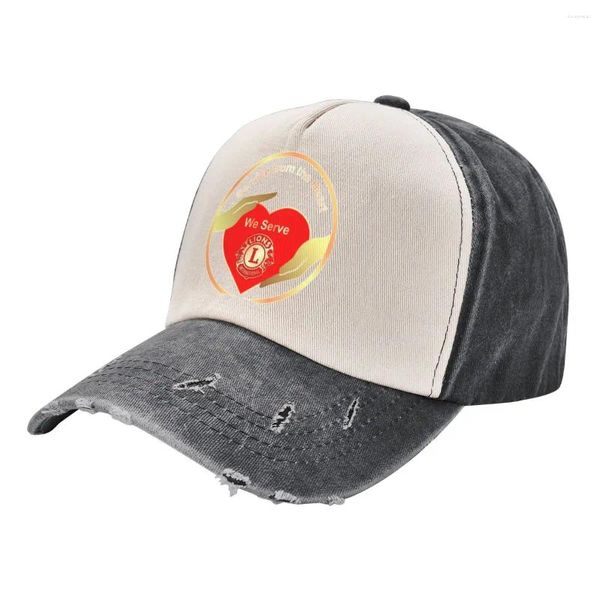 Ballkappen Lions Club International Baseballkappe Visier Snap Back Hut Damen Strand Herren