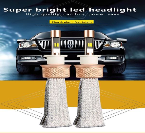 217 mais novo farol de LED de cor dupla H1 H3 H7 H4 de alta potência branco e amarelo dourado lâmpada de carro LED de cor dupla 90059006 50W 9012 LE7544875