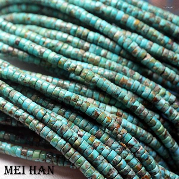 Pietre preziose sciolte Meihan Rare Incredibili perle distanziatrici turchesi Hubei per la creazione di gioielli Collana braccialetto fai da te