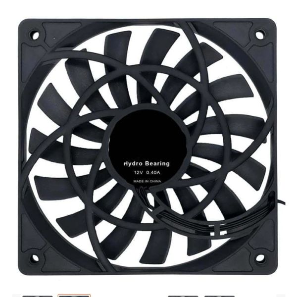 Almofadas mudo 120 mm 12cm PWM de resfriamento Slim 12mm, novo 120x120x12mm dc 12V 0,20A 1400rpm Case de cooler de computador de computador