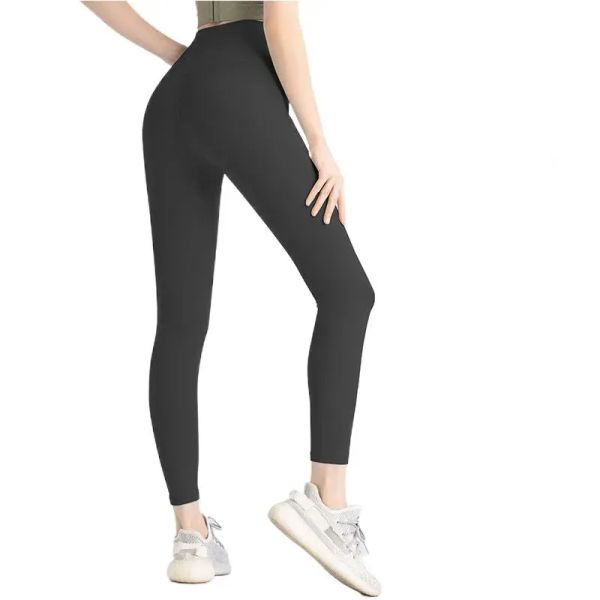 Ll yoga pantolon lu hizalanma tozluk kadın şort capri pantolon takım elbise spor kadın pantolon spor fitness giymek kızlar tayt salgını slim pantolon 2024