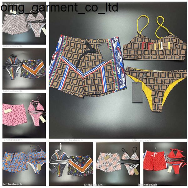 2024ss Designer Bikini Damen Bademode Sexy Mädchen Badeanzug Sommer Badeanzug Strand Bikinis Buchstabenmuster Frauen Body Badekleidung Paar Herren Badehose Shorts