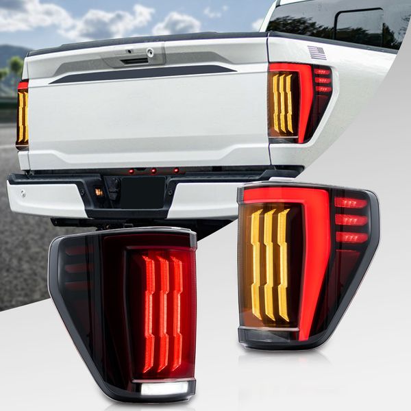 Для Ford Raptor F-150 20 21-2024 светодиодный динамический указатель поворота стоп-тормозная лампа заднего хода дальний свет