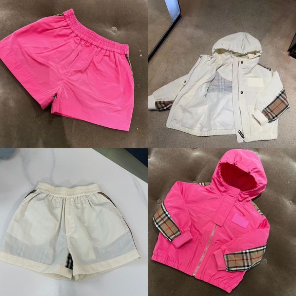 Kinder Frühling Sets Kleidung Designer Mädchen Casual Herbst Sonnencreme Jungen Baby Set Mädchen Langarm Strickjacke Faltenrock 100-140 h5cc #