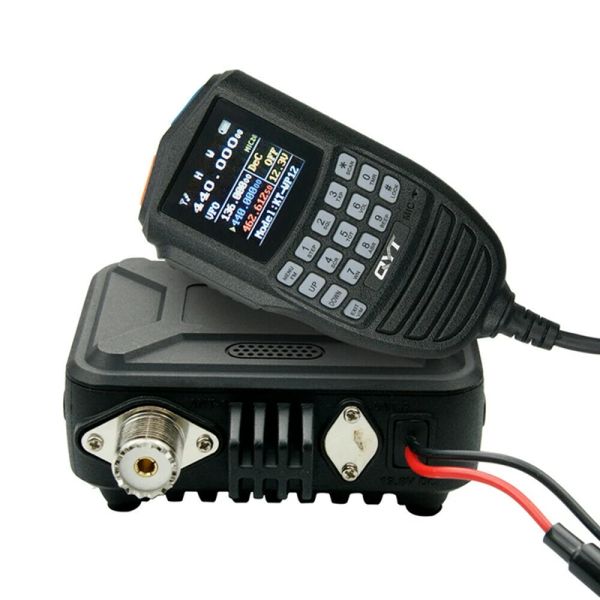 Rádio WP12 Mini Mobile Radio Transceptor FM 25W 200 canais VHF UHF Dual Band Car Radio Station