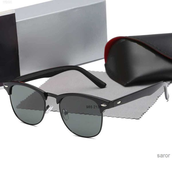 Оптовые высококачественные дизайнерские солнцезащитные очки для мужчин и женщин, винтажные роскошные полуметаллические оправы, модные солнцезащитные очки Raiebanity, очки Uv400 с Raies Ban Wnnw