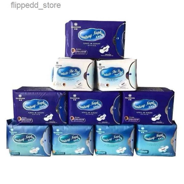 Damenhygiene 10 Packungen Anion-Graphen-Damenbinden Damenbinden 100 % Bio-Baumwolle Ultradünn für Menstruations-Damenbinden Q240222