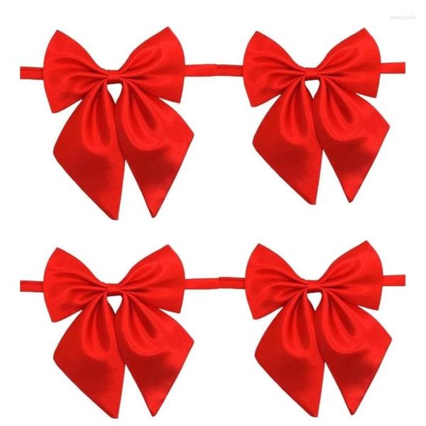 Abbigliamento per cani 30 pz/lotto Papillon rosso Colorato fatto a mano Regolabile Grandi cravatte per animali Grande amante di San Valentino Forniture per toelettatura VL8