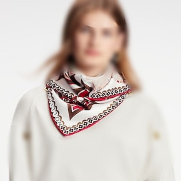 2024 весенний роскошный дизайнерский шарф для девочек с принтом букв Банни Пони квадратный многофункциональный шарф повязка на голову