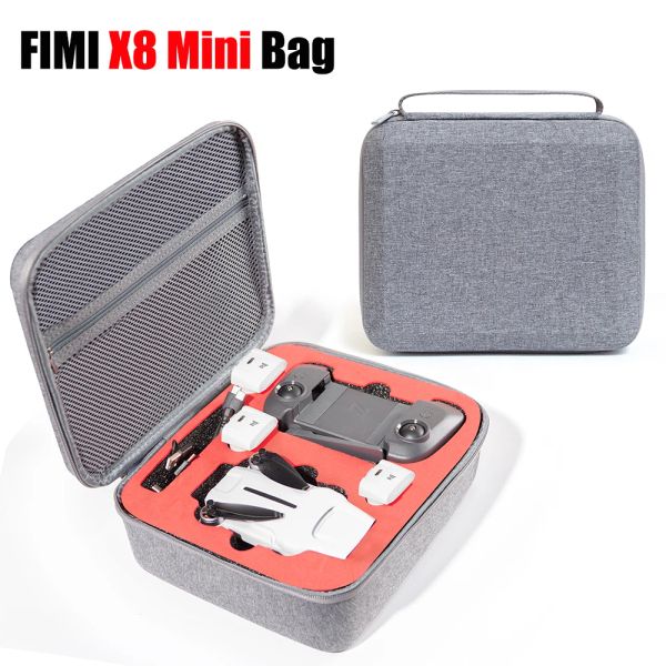 Sacos fimi x8 mini caso de armazenamento caso portátil saco ombro único à prova riscos anti choque caixa para x8 mini drone acessórios