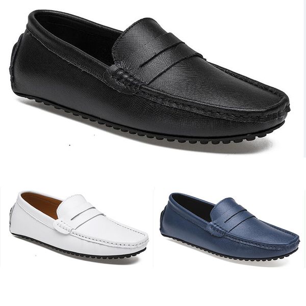 Nova moda clássica casual primavera e outono sapatos de verão sapatos masculinos cinza sapatos de cano baixo negócios sola macia sapatos escorregadios sapatos de pano masculinos de sola plana tênis-8