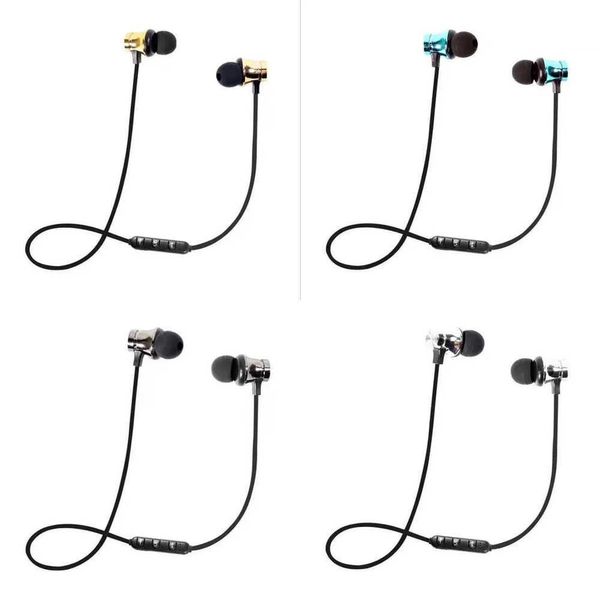 Auricolari bassi stereo Smartphone Cuffie Bluetooth Magnetic Wireless Running Sport Cuffie per musica di gioco di alta qualità