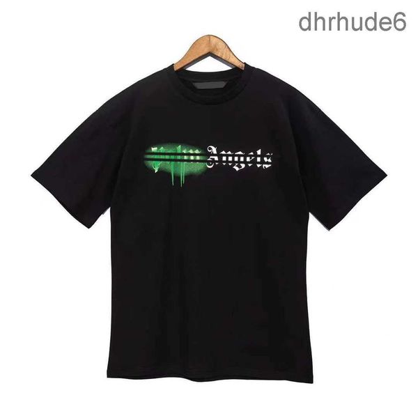 Designer Mens Plus Tees Anjos Anjo Camiseta Pa Roupas Spray Carta Manga Curta Primavera Verão Maré Homens e Mulheres M4O7