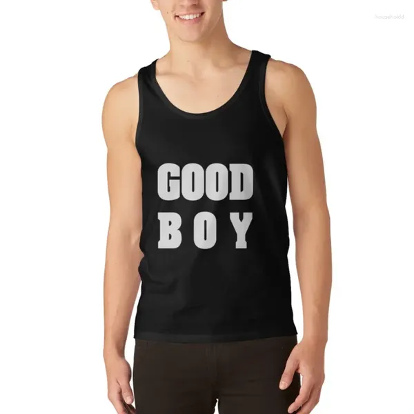 Regatas masculinas GOOD BOY (BIG BANG) Camisetas de ginástica para homens roupas de fitness