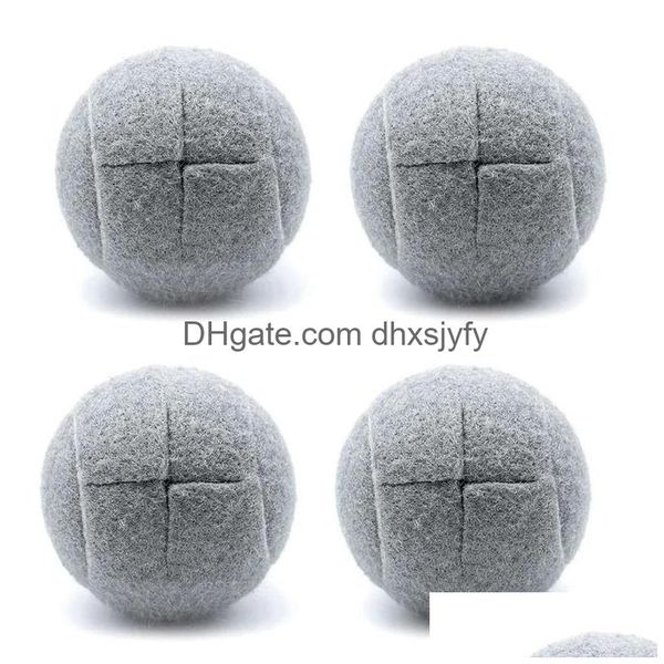 Tennisbälle 4 Stück vorgeschnittener Walker-Ball für Möbelbeine und Bodenschutz Hochleistungs-Langlebiges Filzpad Eringgrey 240124 Drop Dhix2