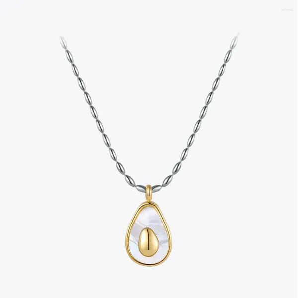 Anhänger Halsketten Avocado Kette Halskette Für Frauen Nette Obst 2024 Edelstahl Mode Schmuck Party Collier Femme