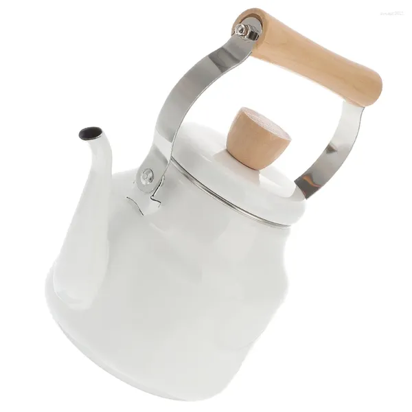 Conjuntos de louça chaleira japonesa portátil pote de água esmalte vintage teakettle fervendo firepl engrossar para servir solto pequeno fogão top fazer