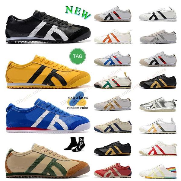 Onitsukass Tiger Mexico Kill 66 Bill scarpe da corsa da uomo giallo rosso Argento Nero Bianco Betulla Peacoat Beige Verde Giallo donna uomo sneakers dhgates mocassini scarpe da ginnastica