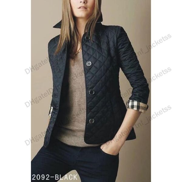 Designers jaqueta moda-uk mulheres acolchoadas jaquetas de diamante terno Inglaterra brit jaqueta blazers single breasted londres casaco fino manga longa senhoras xadrez outw