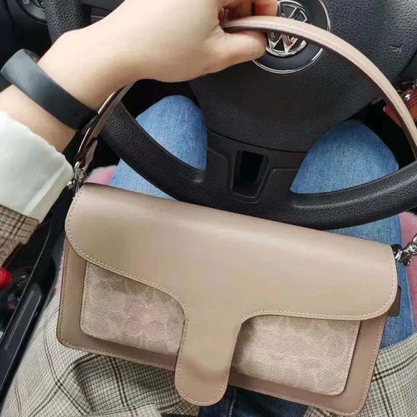 Borsa da donna di marca Borsa a tracolla con cuscino maculato Borsa a mano in tela di alta qualità Borsa a mano in pelle di tela Borsa a tracolla Designer Borsa a tracolla paty kk