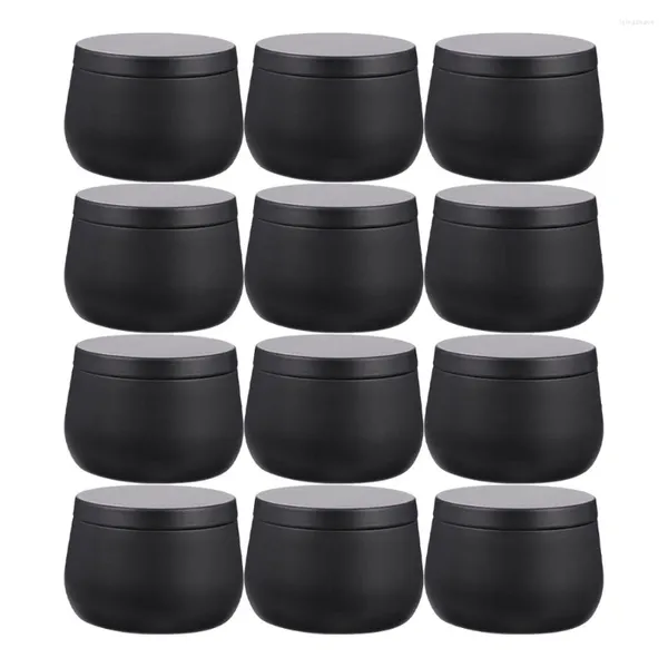 Garrafas de armazenamento 12 PCs Belly Jar Tins feitas artesanais Recipientes de viagem CRANEIRA LABAR