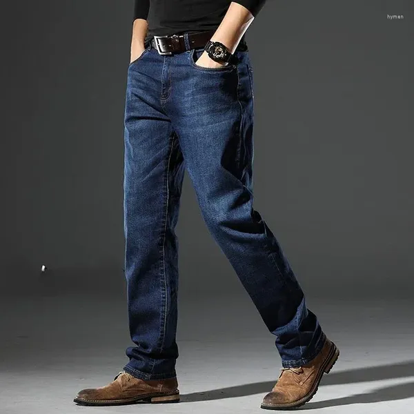 Herren Jeans Hose Gerade Für Männer Schwarz Arbeitskleidung Männliche Cowboyhose Ästhetische Herbstkleidung Winter Trend 2024 Klassisch Luxus Xs