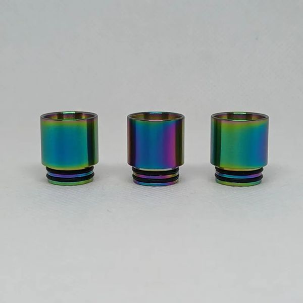 810 SS Rainbow Drip Tips Edelstahl Dripper Tip für TFV8 TFV12 Big Baby Candy Package ZZ