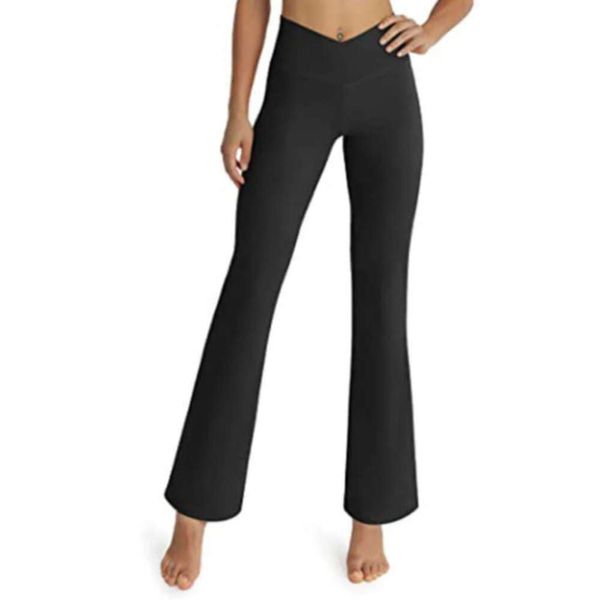 2024 Women' V-wait Micro Flared Pant lululemenI Women Legging Outfit Leiure Sport Troue Align Groove Yoga Clothe Wide Leg Gym 888fff