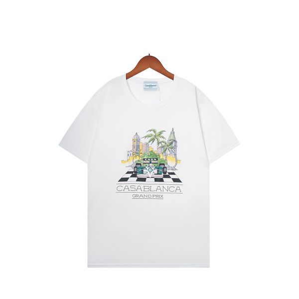 VLOONEFOG T-shirt con stampa graffiti a maniche corte Cherry Blossom per uomo e donna