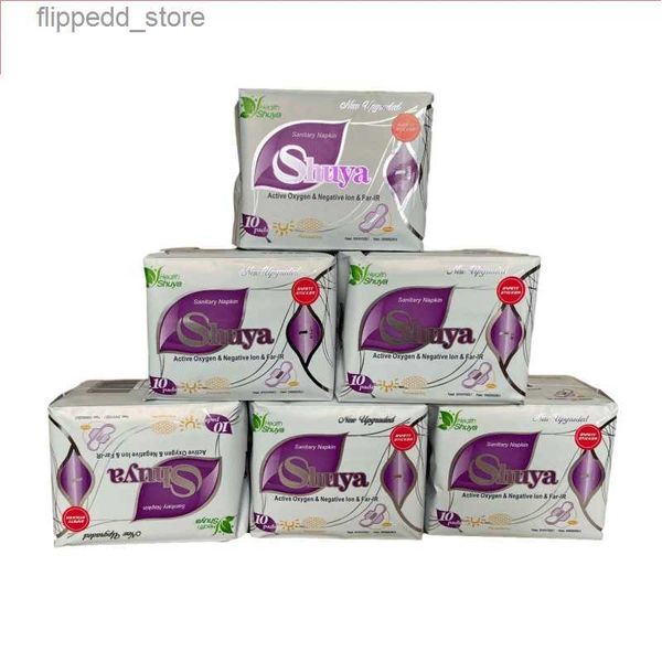 Igiene femminile 10 confezioni Assorbenti anionici uso diurno Prodotto per l'igiene femminile Assorbente sanitario in cotone Salute Shuya Anion Panty Liner Q240222