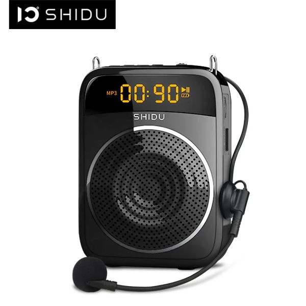Колонки Shidu 15 Вт Портативный усилитель голоса Проводной микрофон Аудио Bluetooth-динамик для учителей-инструкторов S298