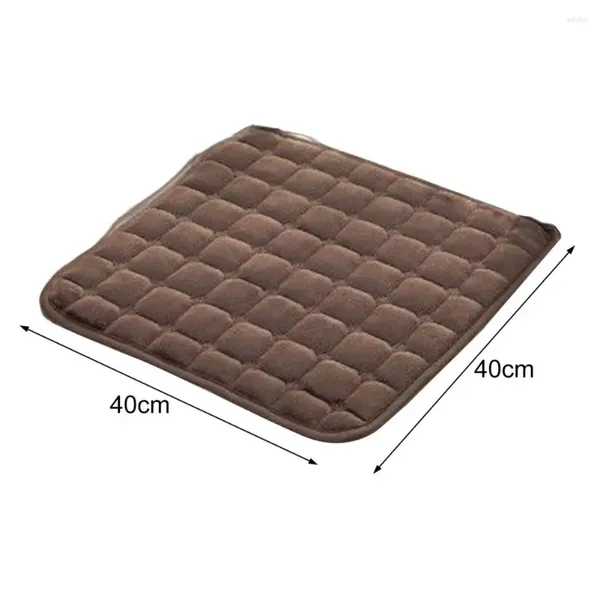 Kissen Stuhl Plüsch rutschfeste Sitzmatte Ess-Set für Home Office Comfort Square Pad Computer Indoor