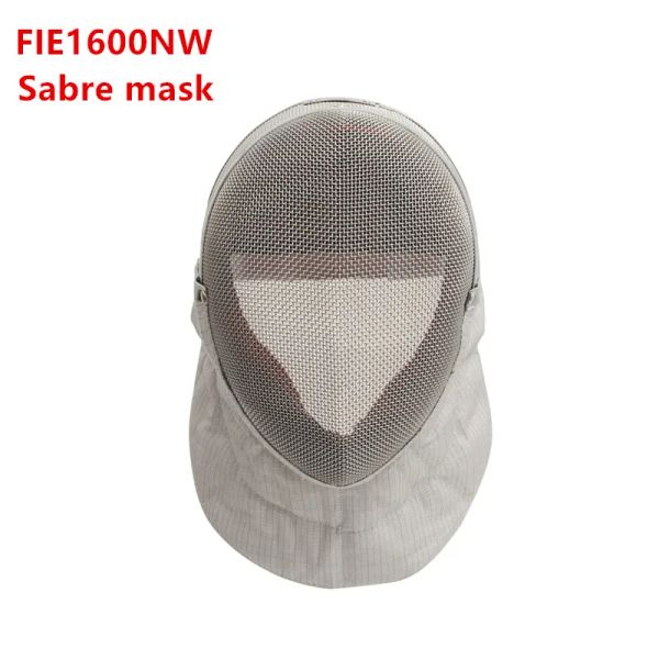 Prodotti FIE certificati1600nw maschera a sciabola con nuovo sistema backstrape di sicurezza, fodera staccabile, ingranaggi di scherma