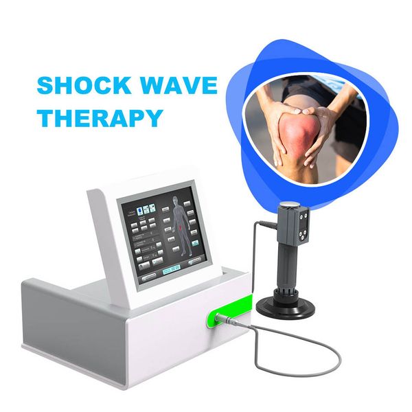 Máquina profissional de terapia por ondas de choque para tratamento ED e massageador de fascite plantar 300MJ instrumento de ondas de choque cotovelo de tênis