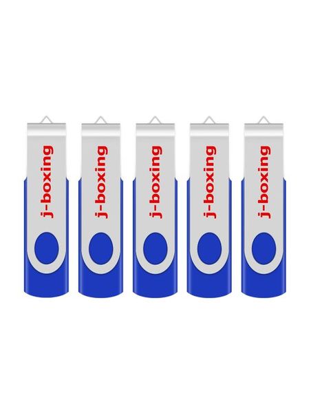 Blu 5PCSLOT 1G 2G 4G 8G 16G 32G 64G Unità flash USB rotanti Flash Pen Drive Archiviazione memory stick ad alta velocità per computer Lapto2276641