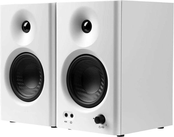 Hochwertige Stereo-Bass-MR4-betriebene Studio-Monitorlautsprecher, 4 aktive Nahfeld-Monitorlautsprecher, Spielmusik, niedrige Latenz, kabelgebundener Lautsprecher 1U8N7