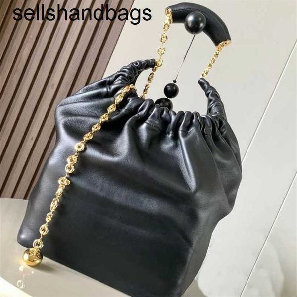 loewwes Bag Squeezes Nappa Sheepski Paseo Underarm Large Quality Shopping Tote in Lammleder One Gold Hardware Baguette Women Fashion PurseWQW LWLZ