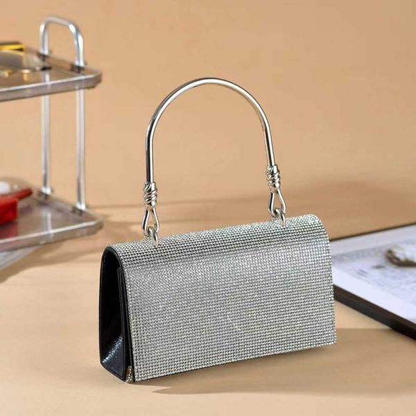 2023 Neues Produkt Shining 3A Full Diamond Handtasche Leichte Luxus-Banketttasche Abendkleidtasche 240222 240222