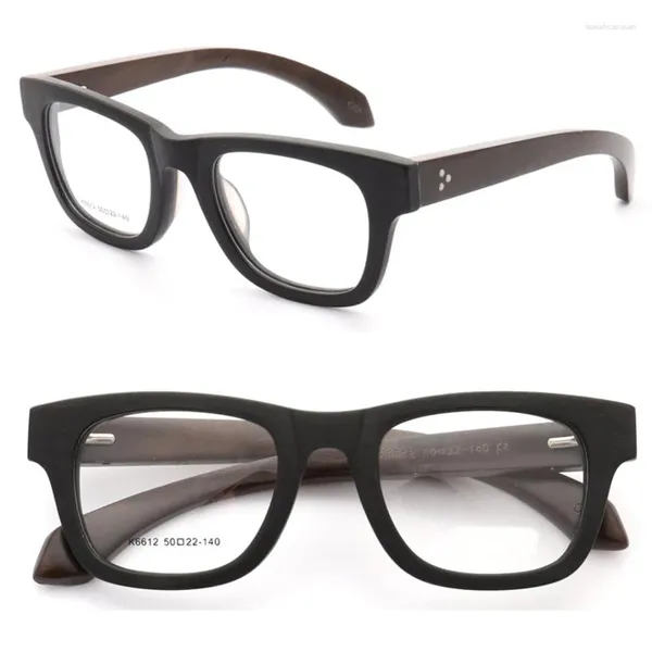 Оправы для солнцезащитных очков, модные квадратные женские деревянные очки, мужские оптические деревянные очки в оправе, ретро классические очки по рецепту, черные очки