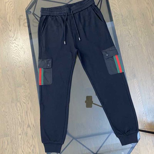 Pantaloni da uomo firmati autunno/inverno pantaloni casual con tasche grandi pantaloni sportivi con protezione per i piedi PJ1F