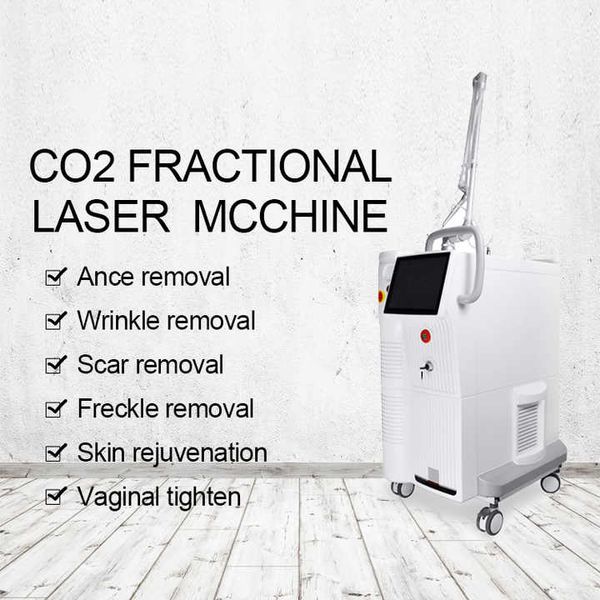 Alta potência 40w co2 fracionário 10600nm sistema de laser máquina remoção acne cicatrizes tratamento estrias remover aperto vagina