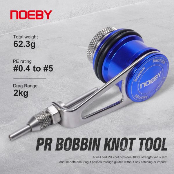 Accessori Noeby PR Bobbin Knotter GT Knob Linea di pesca Affermazione Strumento inossidabile Follo in alluminio Avvolgitore Assistono Tackle di pesca